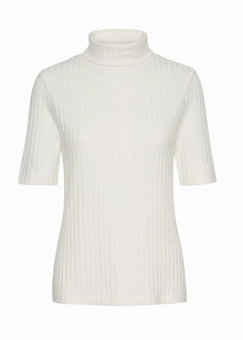 My Essential Wardrobe JanniMW Rollneck Blouse Snow White