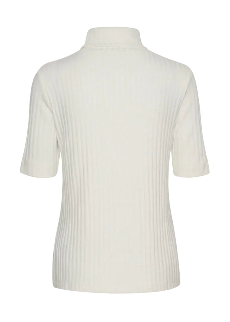 My Essential Wardrobe JanniMW Rollneck Blouse Snow White