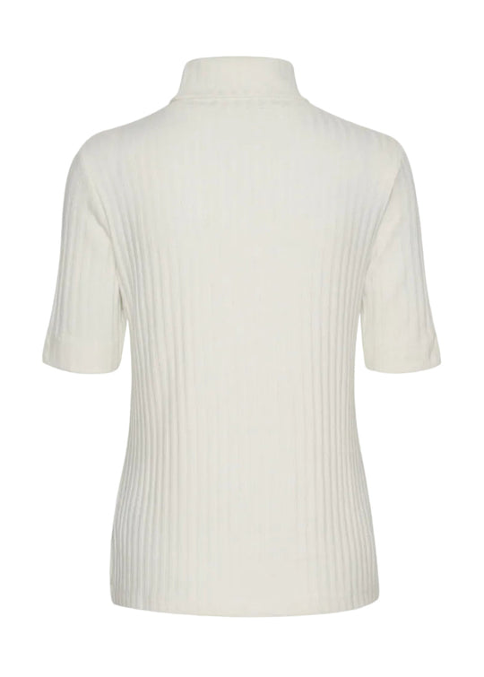 My Essential Wardrobe JanniMW Rollneck Blouse Snow White