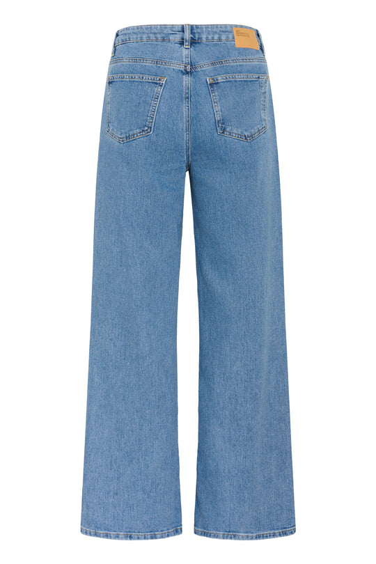 My Essential Wardrobe TusaMW 139 High Wide Y Medium Blue Retro Wash
