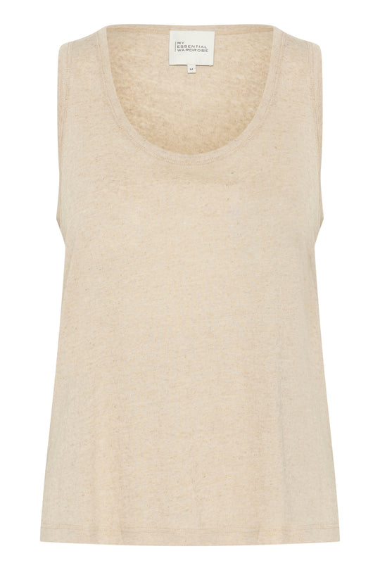 My Essential Wardrobe LisaMW Top Oatmeal Melange