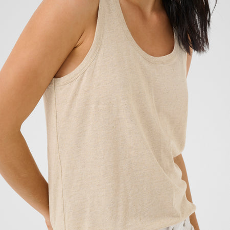 My Essential Wardrobe LisaMW Top Oatmeal Melange