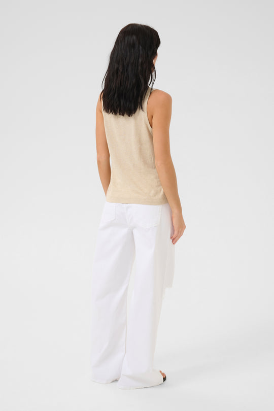 My Essential Wardrobe LisaMW Top Oatmeal Melange
