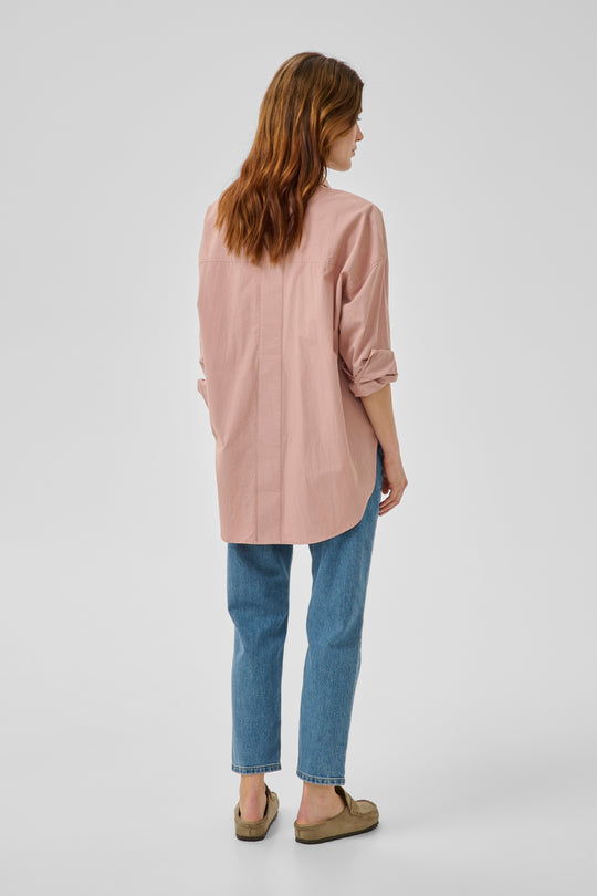 My Essential Wardrobe SunnaMW Boxy Shirt Adobe Rose Pink