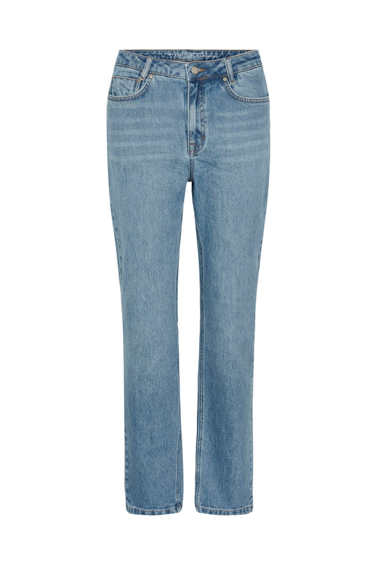 My Essential Wardrobe Jeans Straight 07 The Isa Medium Blue Wash