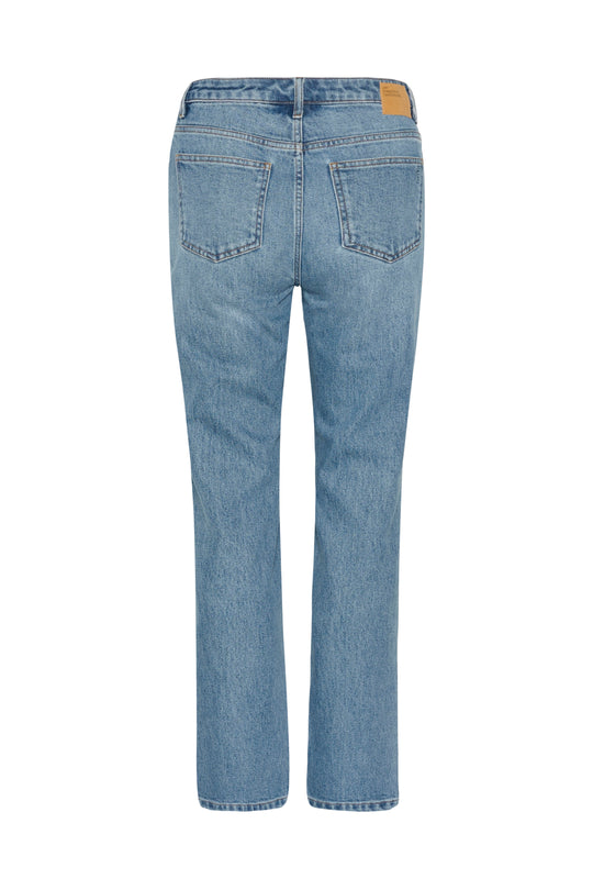 My Essential Wardrobe Jeans Straight 07 The Isa Medium Blue Wash