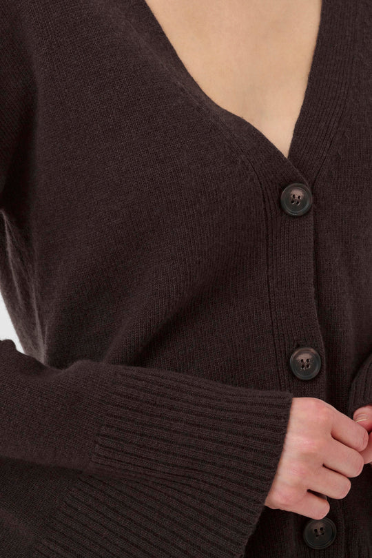 My Essential Wardrobe HuxiMW Wool Cardigan brown