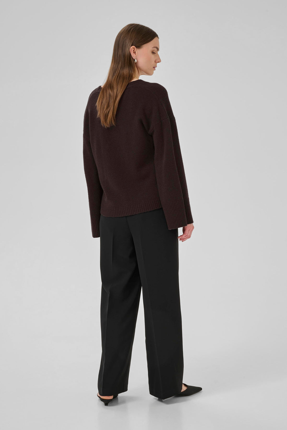 My Essential Wardrobe HuxiMW Wool Cardigan brown