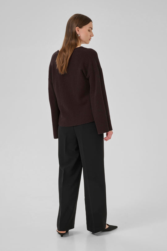 My Essential Wardrobe HuxiMW Wool Cardigan brown