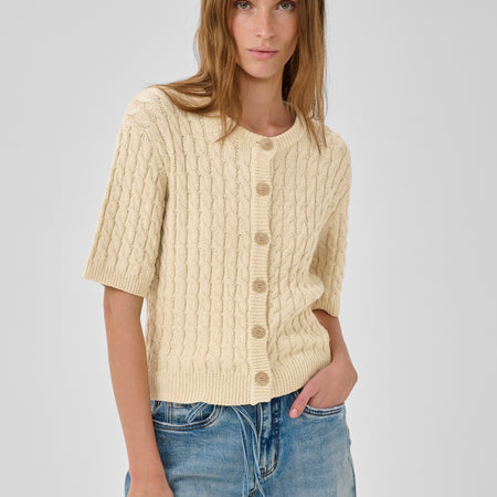 My Essential Wardrobe DivaMW Knit Cardigan Nature