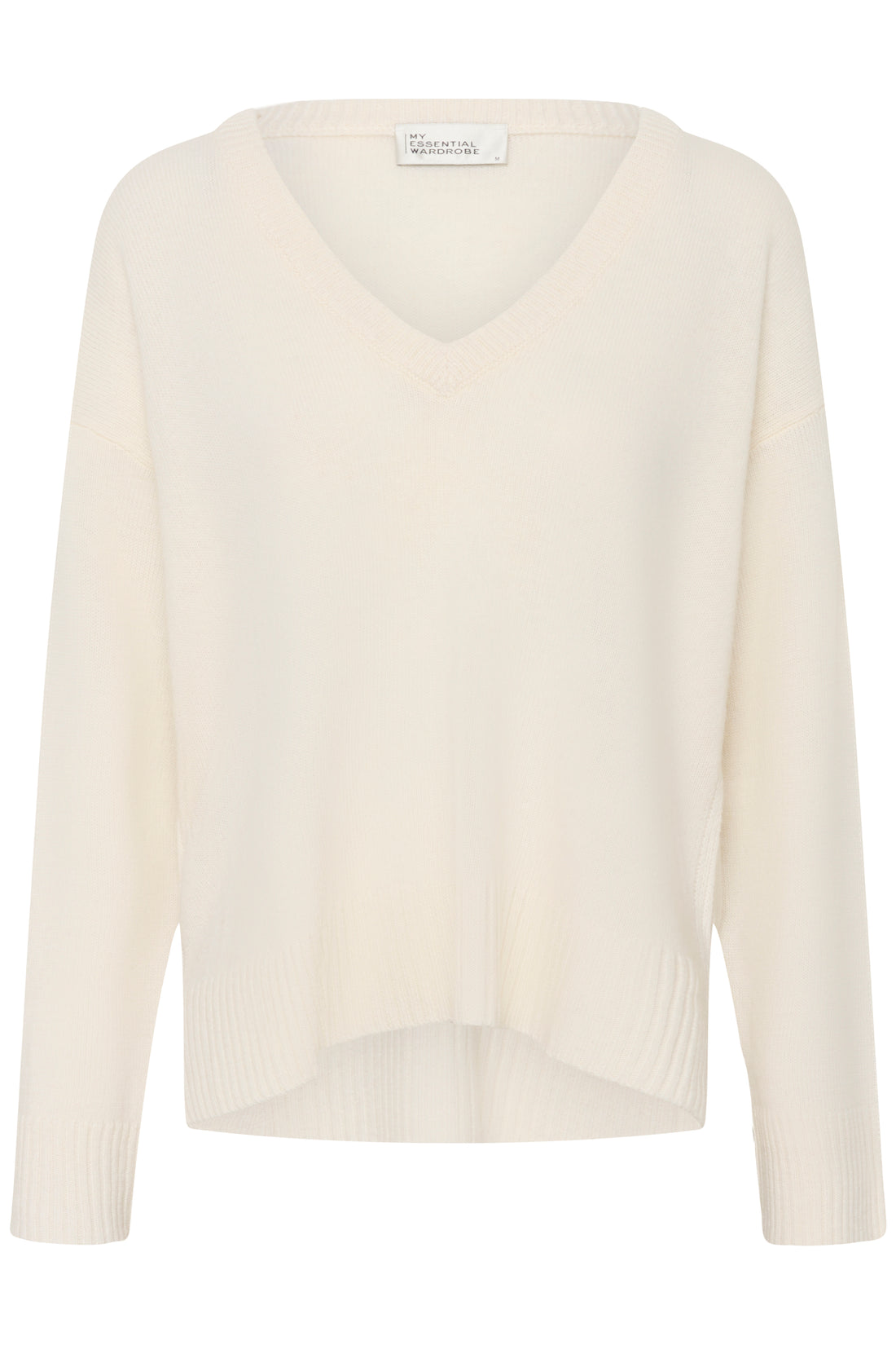 My Essential Wardrobe MWHuxi V-Neck Knit Pullover off-white
