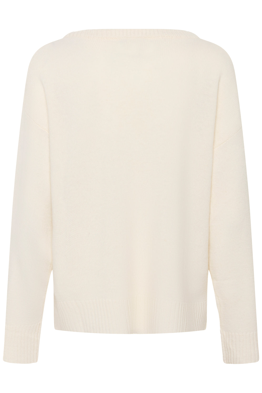 My Essential Wardrobe MWHuxi V-Neck Knit Pullover off-white