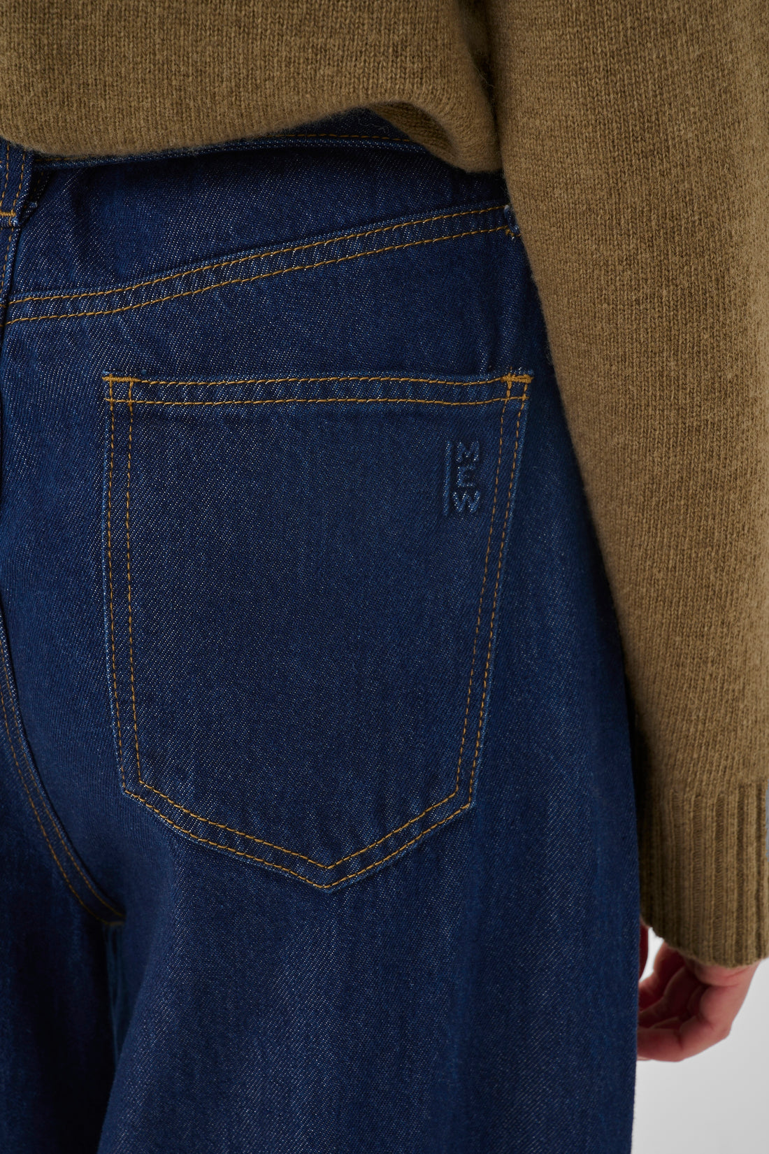 My Essential Wardrobe Jeans Wide MWTasma 181 Dark Blue Un-Wash