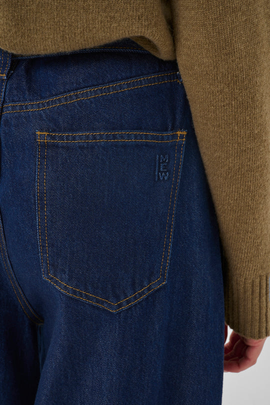 My Essential Wardrobe Jeans Wide MWTasma 181 Dark Blue Un-Wash