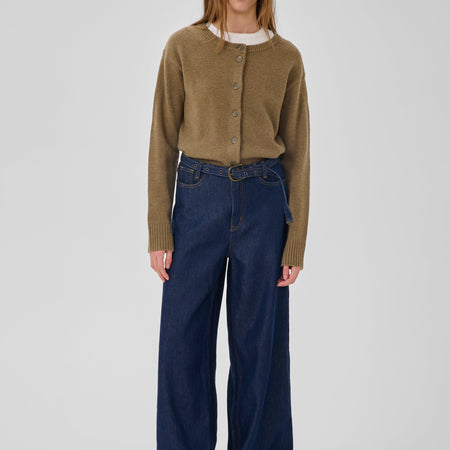 My Essential Wardrobe Jeans Wide MWTasma 181 Dark Blue Un-Wash