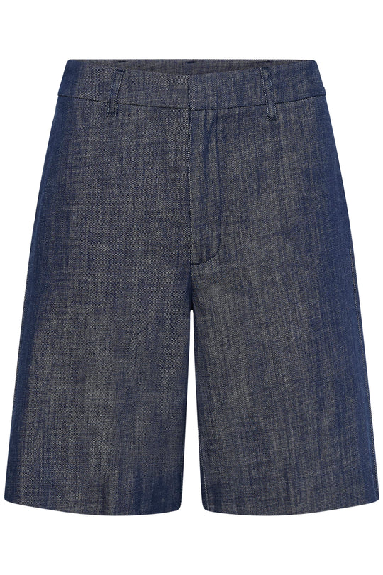My Essential Wardrobe MWDazzie City Shorts Dark Blue Wash