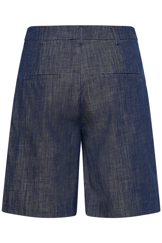 My Essential Wardrobe MWDazzie City Shorts Dark Blue Wash