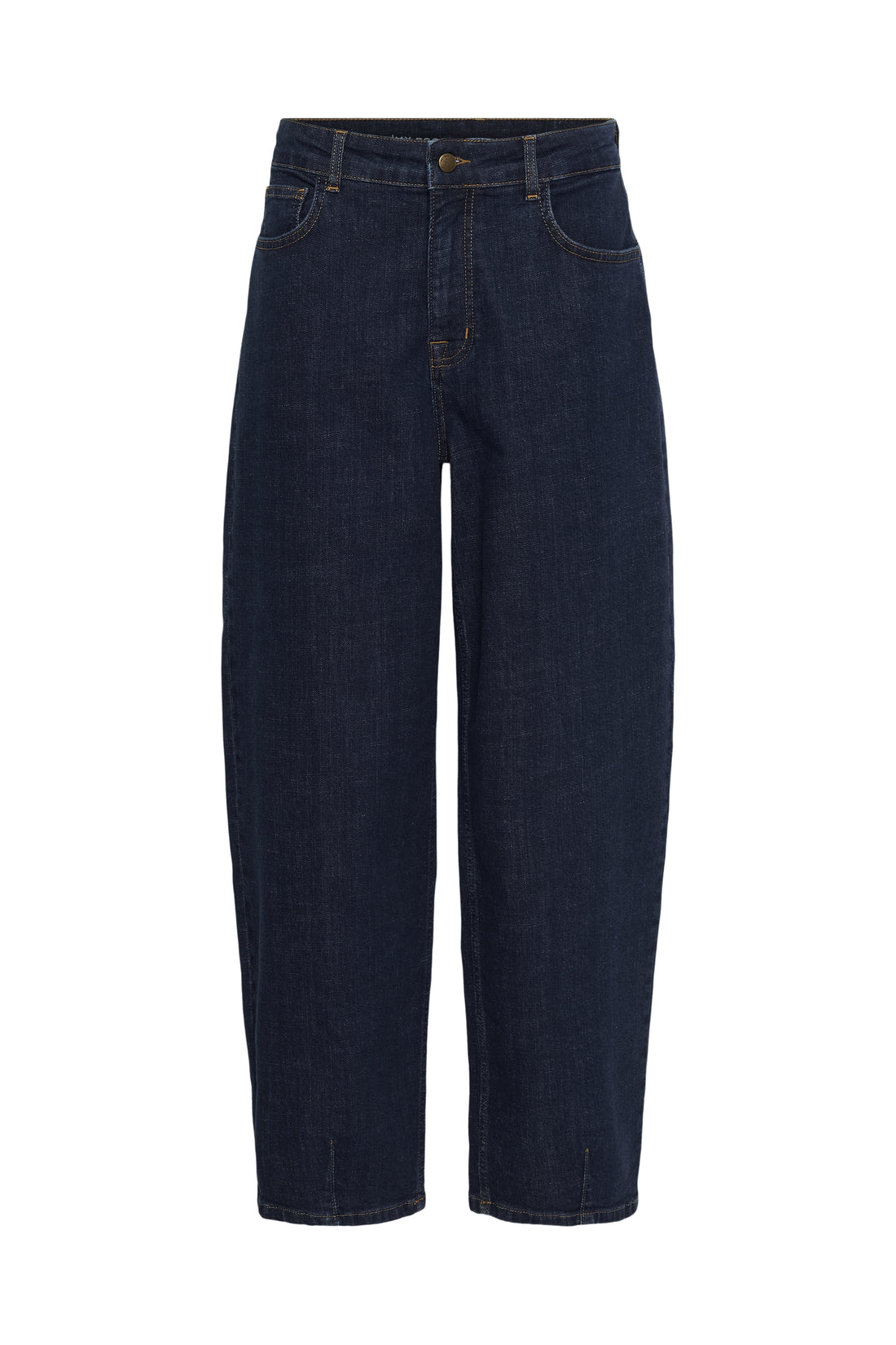 My Essential Wardrobe Jeans Barrel MWLucy 187 Dark Blue Un-Wash