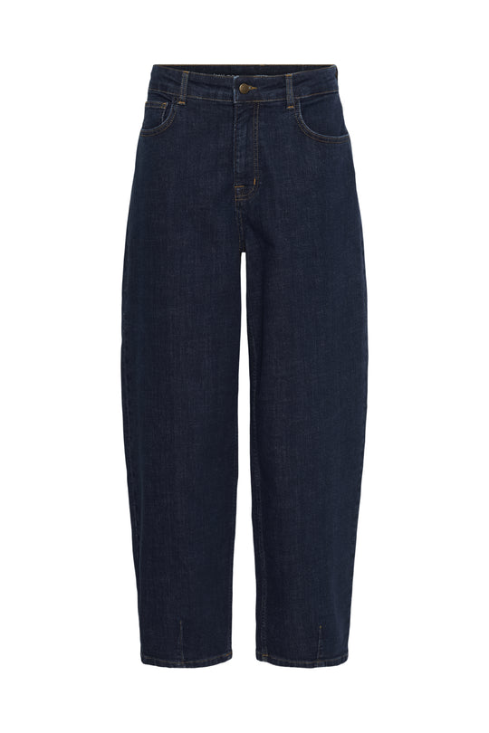 My Essential Wardrobe Jeans Barrel MWLucy 187 Dark Blue Un-Wash