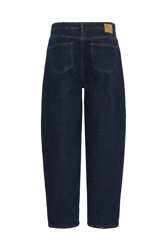My Essential Wardrobe Jeans Barrel MWLucy 187 Dark Blue Un-Wash
