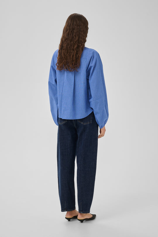 My Essential Wardrobe Jeans Barrel MWLucy 187 Dark Blue Un-Wash