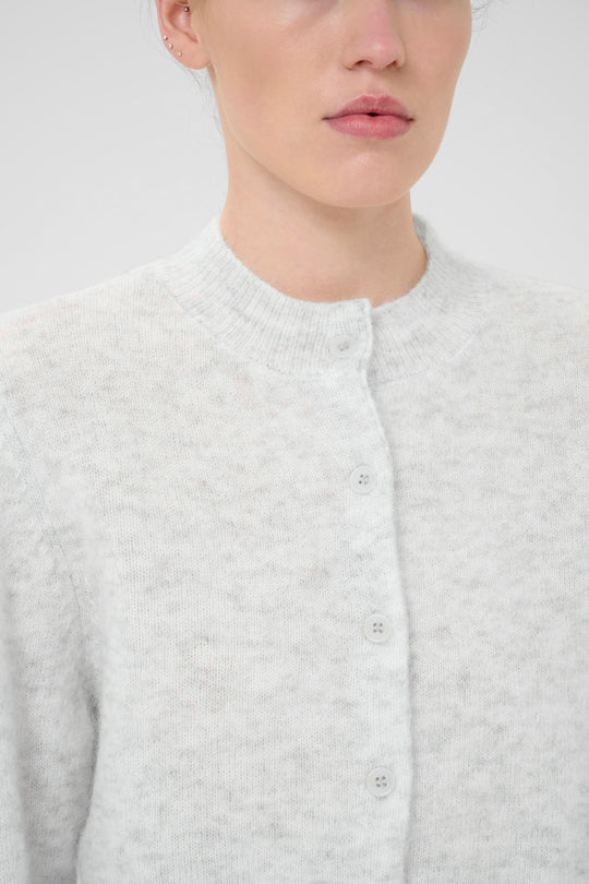 Gestuz DebbieGZ cardigan Blizzard light grey melange