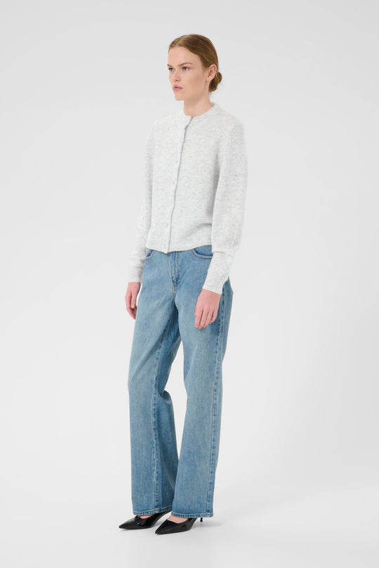 Gestuz DebbieGZ cardigan Blizzard light grey melange