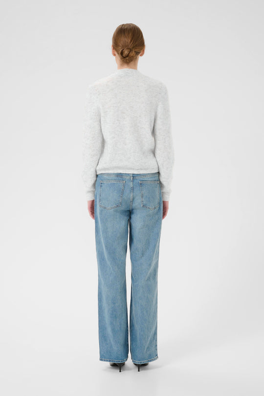 Gestuz DebbieGZ cardigan Blizzard light grey melange