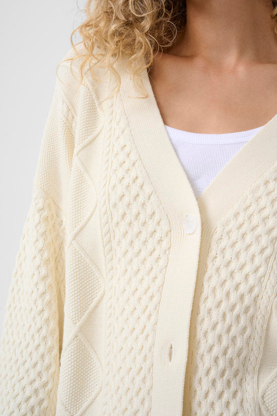 Gestuz GZthilla cardigan egret