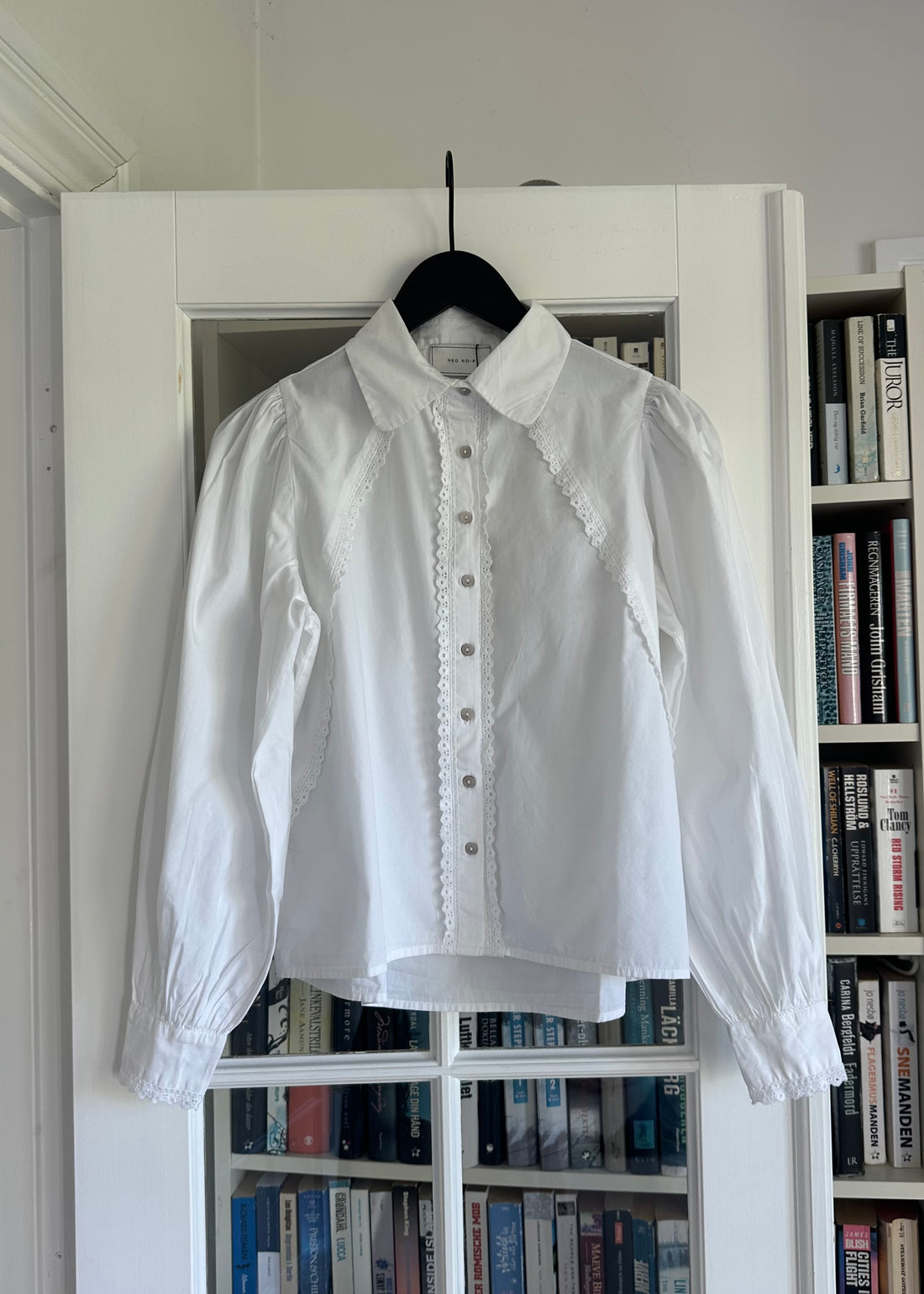 Neo Noir Tilly C Poplin Shirt White