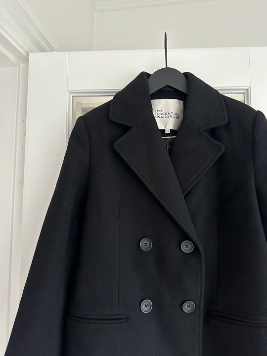 My Essential Wardrobe Frannie short coat black