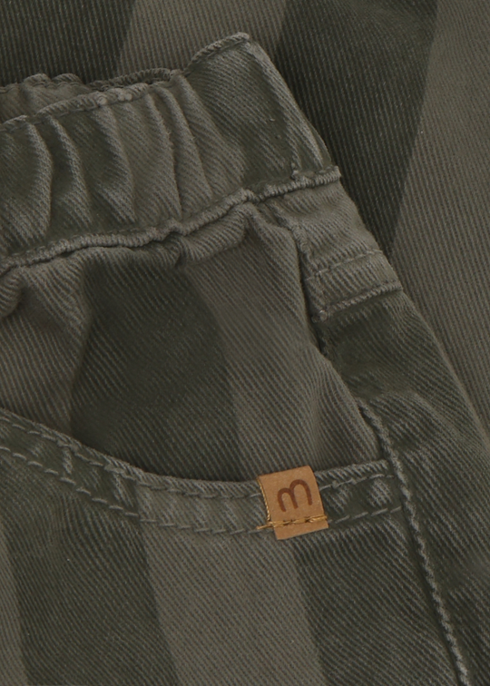 Minymo Pants Twill Stripe Beetle