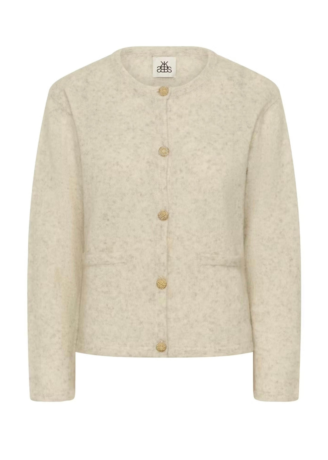 Karen by Simonsen KBZelda Round neck Cardigan Egret