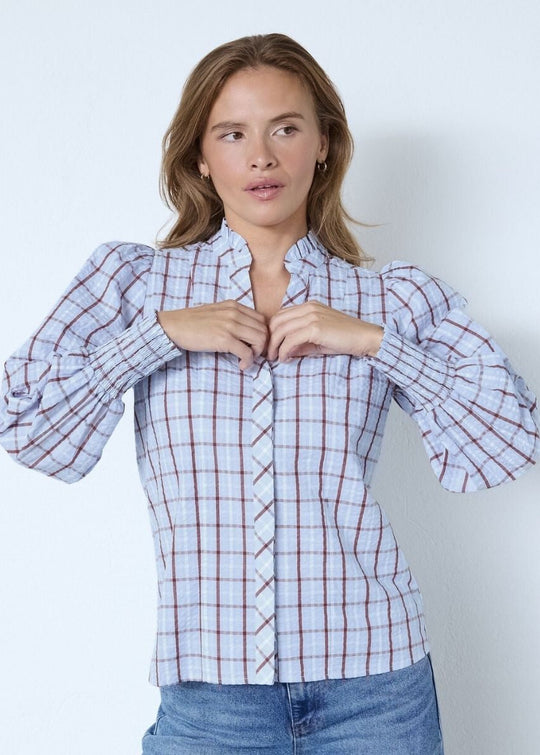 Co’Couture Mileycc  V-Shirt Pale Blue