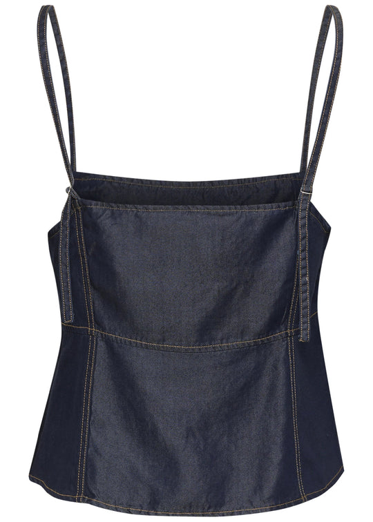 Gestuz GZnia singlet dark blue unwashed