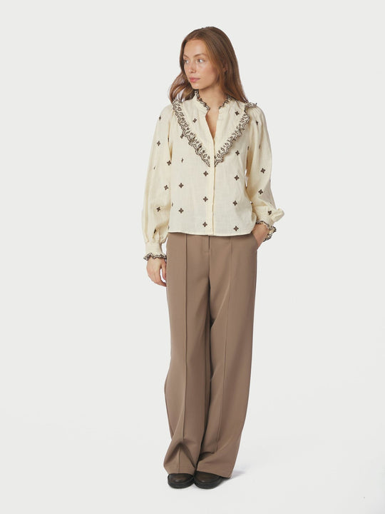 Neo Noir Degas Blouse Light Yellow/Brown