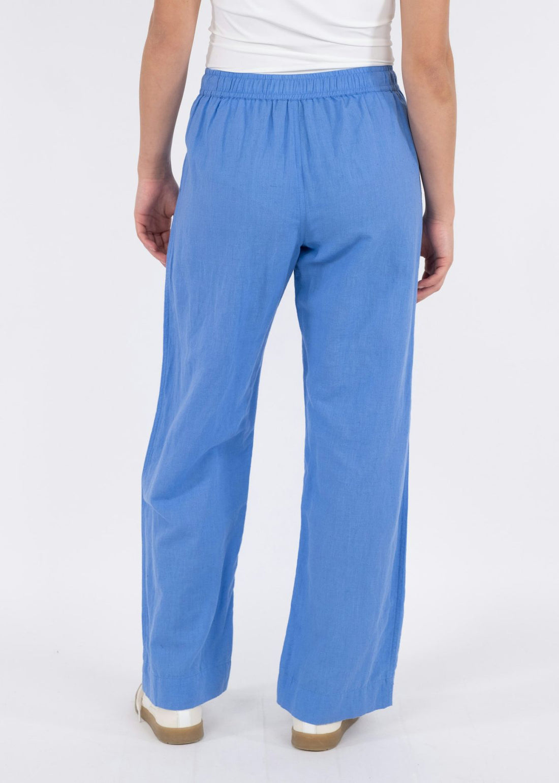 Neo Noir Sonar Linen Pants dusty blue