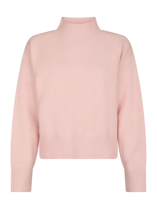 Neo Noir Paulina Knit Blouse Light Pink