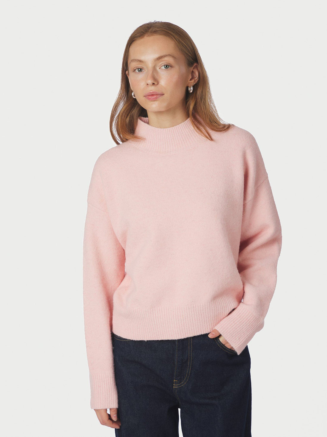 Neo Noir Paulina Knit Blouse Light Pink
