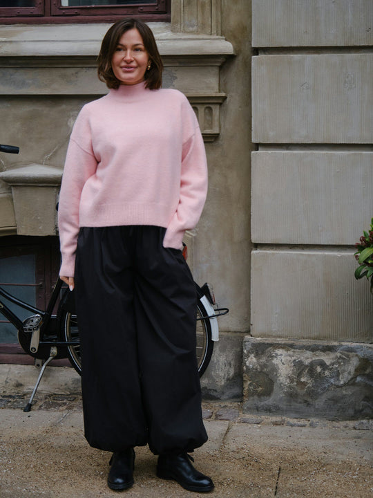 Neo Noir Paulina Knit Blouse Light Pink