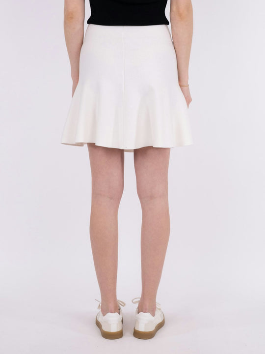 Neo Noir Hanna Knit Skirt off-white