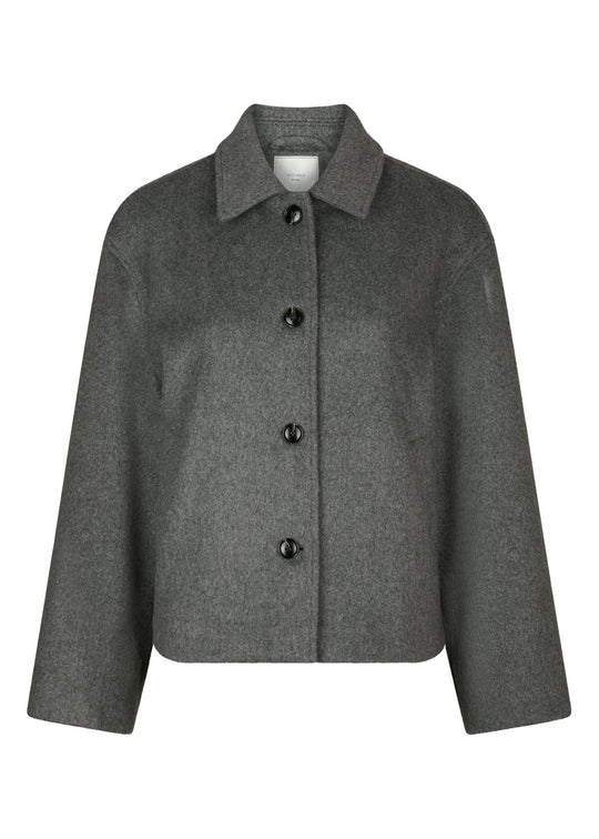 Neo Noir Hamra Wool Jacket Grey Melange