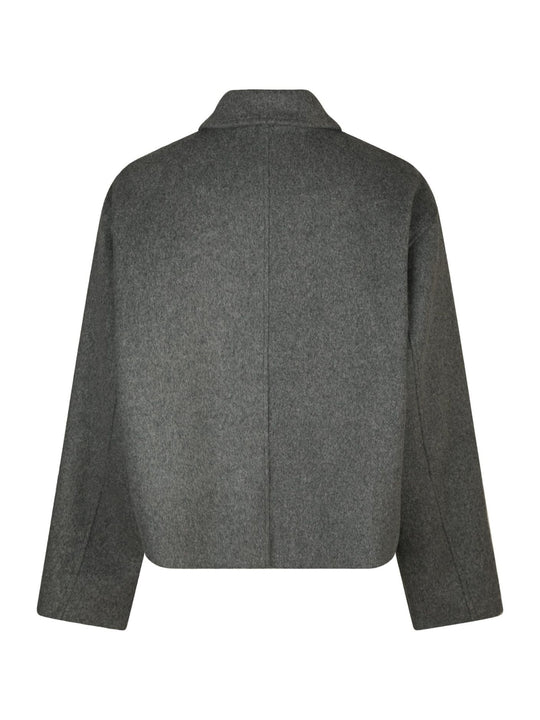 Neo Noir Hamra Wool Jacket Grey Melange