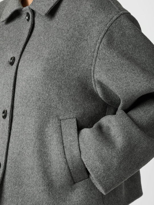 Neo Noir Hamra Wool Jacket Grey Melange