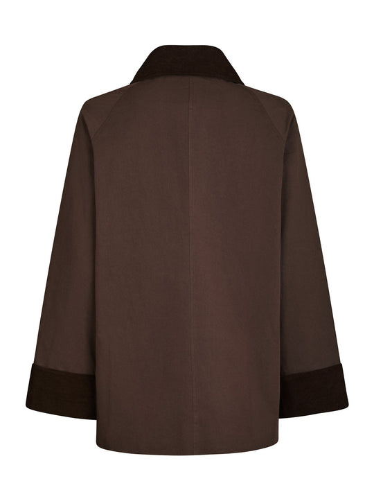 Pre-order uge 30. Neo Noir Anastacia Cord Jacket Brown
