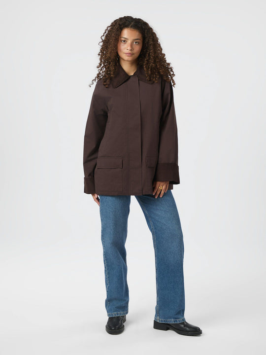 Pre-order uge 30. Neo Noir Anastacia Cord Jacket Brown