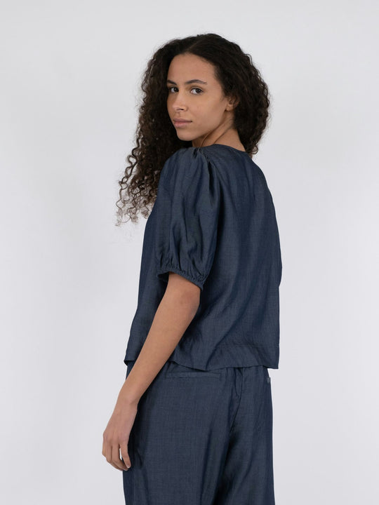 Neo Noir Chemisier Bianca Chambray Dark Navy