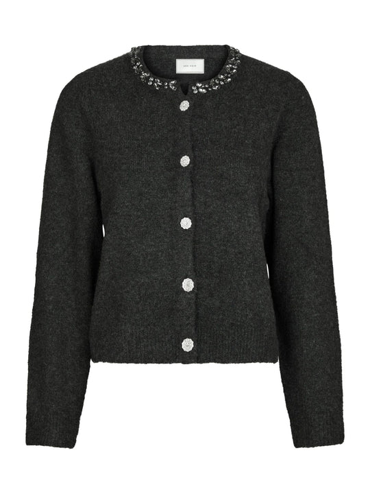 Neo Noir Marie Stone cardigan Antracit