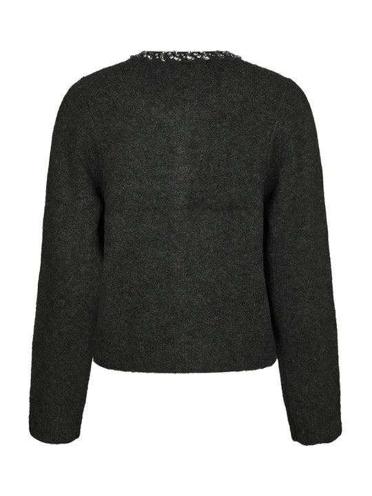 Neo Noir Marie Stone cardigan Antracit