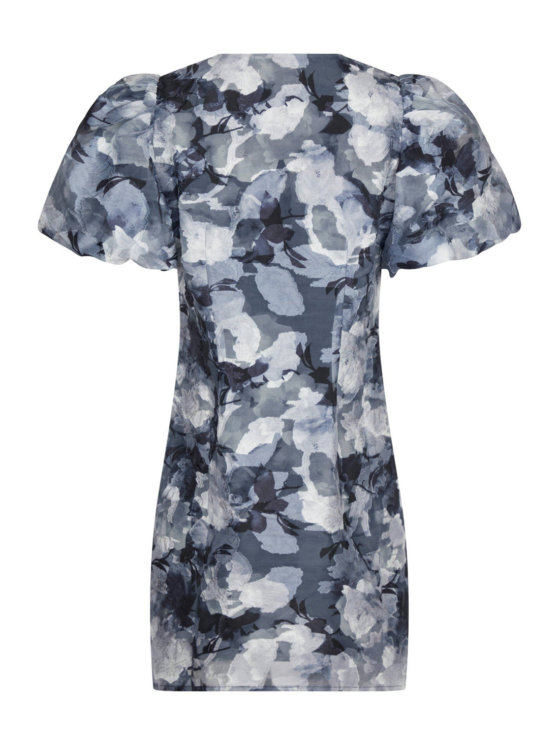 Neo Noir Sika Brocade Floral dress grey 